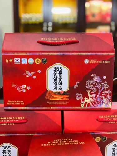 NƯỚC HỒNG SÂM LINH CHI ĐÔNG TRÙNG HẠ THẢO